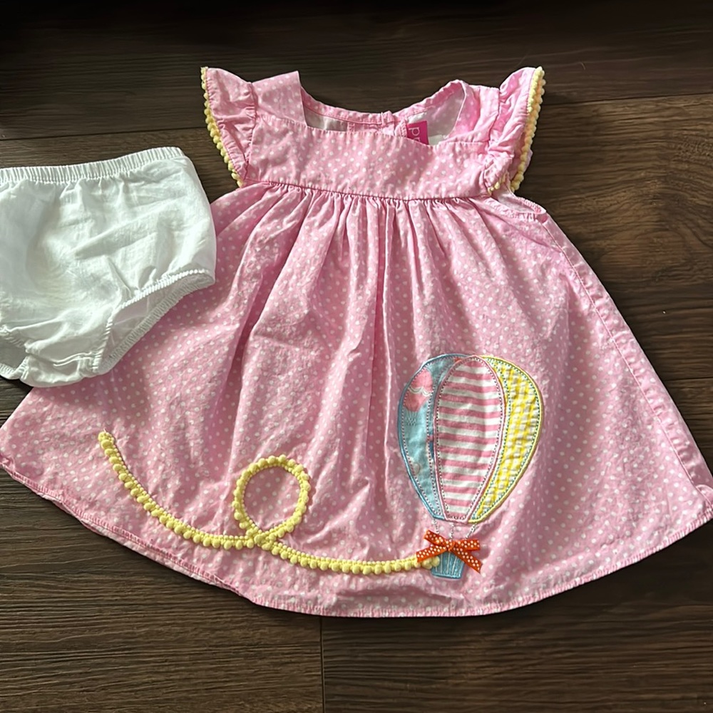 Pink Polka Dot Dress